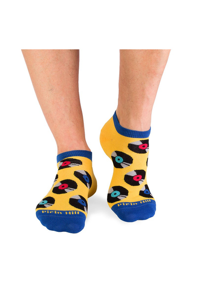 Pirin Hill Κοντές κάλτσες από βαμβάκι και ρετρό βινύλιο