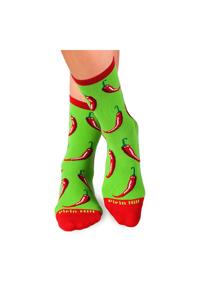 Pirin Hill Sosete bumbac COLOUR COTTON MEXICO CHILI PEPPER Green