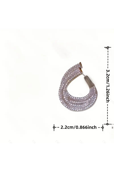 byozanyılmaz Complete Stone Design Earring