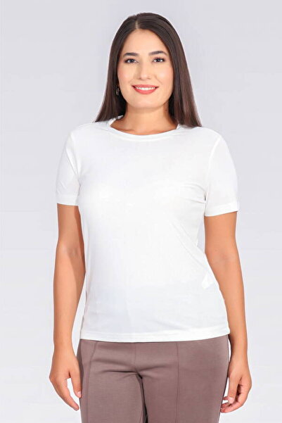 TOLGA SARAÇOĞLU BLUZĂ TRICOTATĂ DIN MATERIAL ELEGANT CU GULER ROTUND ȘI MÂNEC...