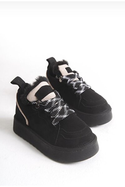 AYS SHOES Çocuk Kalın Tabanlı Süet Bot