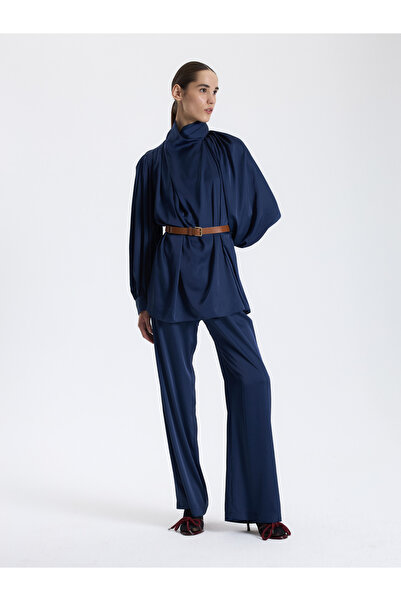 BAQA Mavi Drapeli Bluz