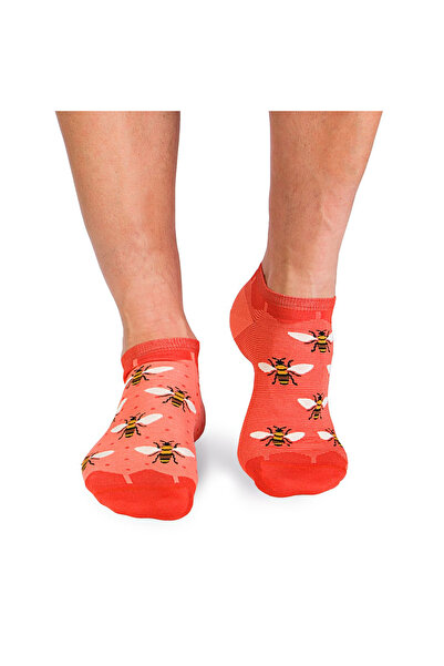 Pirin Hill Sosete scurte bambus FINE BAMBOO Sneaker Bees - Orange