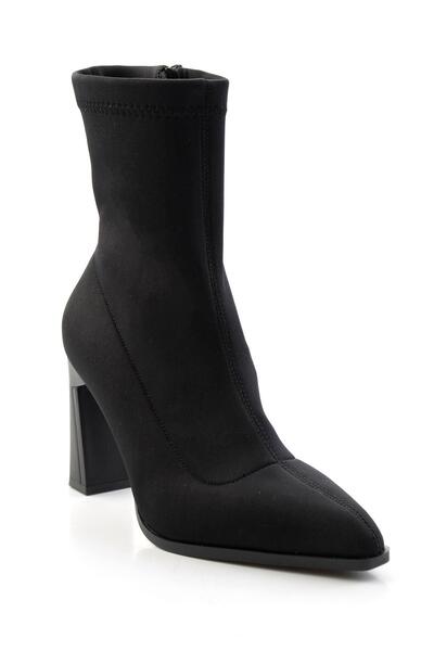 Bambi Siyah Kadın Bot & Bootie K02565070717