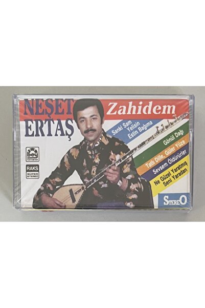 Bey Plak Neşet Ertaş Zahidem Kaset (Jelatininde Sıfır Orijnal 1990 Dönem Bask...