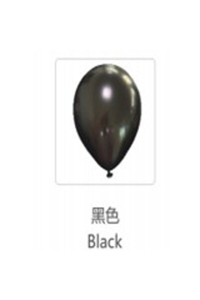 Flippy Σετ 12 μπαλονιών λάτεξ Cheome, 13 εκ., μαύρα