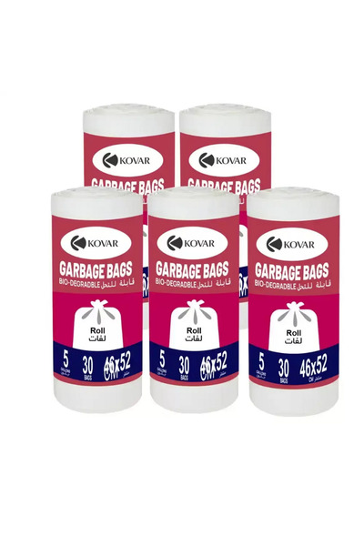 Kovar أكياس قمامة متينة وقابلة للتحلل الحيوي