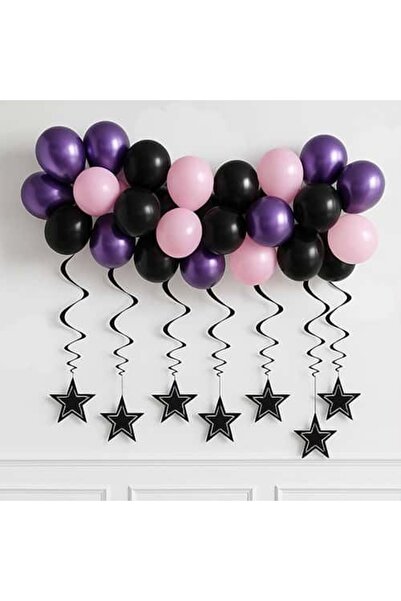 parti show K-Pop Balon Zinciri Süsleme Seti