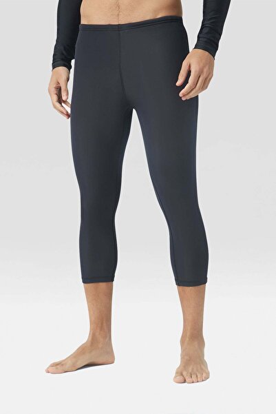 Coega Sunwear Mens Swim Leggings 3/4 Length - Black