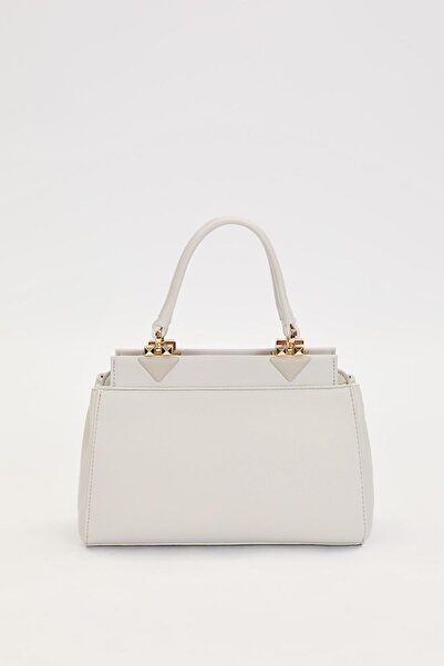 Levidor A.Grey Stripe Stitching Model Handbag