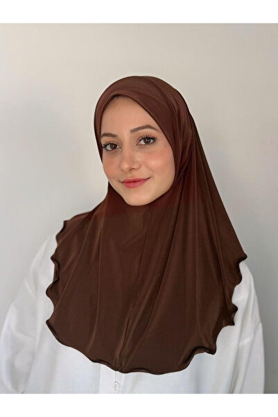 Alaturka Tesettür Pratik Hazır Süslü Pileli Şal