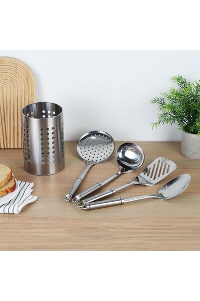 Danube Home Chef's Delight 5-Piece Stainless Steel Gadget Set – Durable Tools for Home Cooking & Baking