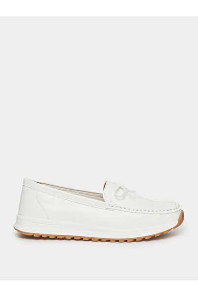 Styli Casual Loafers with Bow Detail
