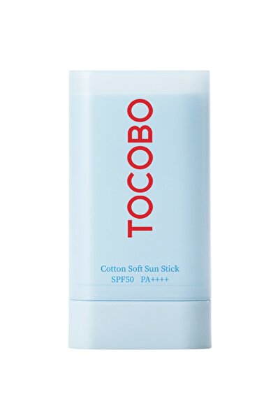 TOCOBO Stick moale de față din bumbac cu SPF 50 PA++++, 19 g