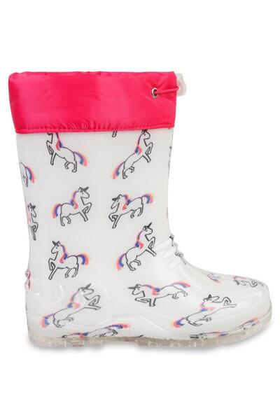 Civil Boots Unicorn -36 Numara Yağmur Çizmesi - Beyaz30