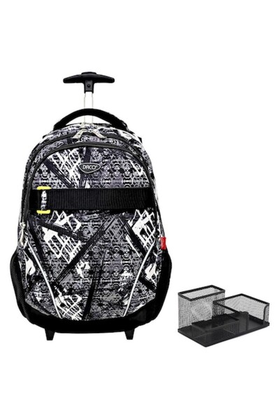 Daco Boys' trolley backpack, GH4618 + FLR desk stand