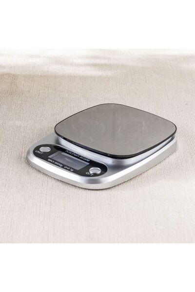 Danube Home Chef's Delight Digital Kitchen Scale – 5Kg Capacity, Compact Stainless Steel Design
