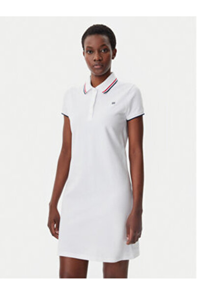 Tommy Hilfiger Rochie de zi cu zi pentru femei WW0WW45532 Alb
