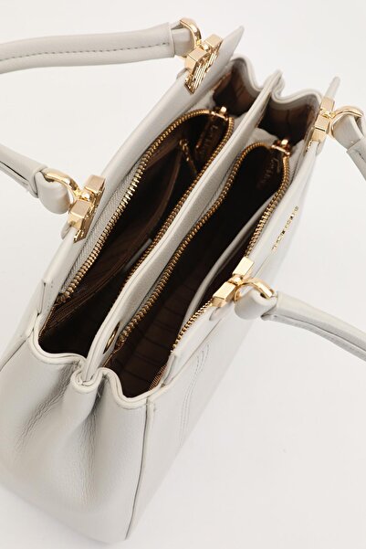 Levidor A.Grey Stripe Stitching Model Handbag