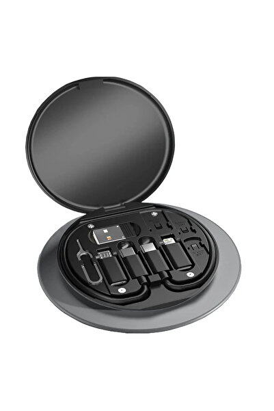 Choice مجموعة كابلات بيانات USB من النوع C متعددة الوظائف باللون الأسود، تدعم...