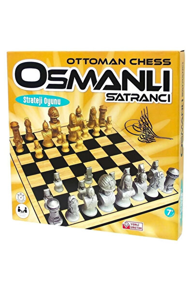 CA Games Ottoman Chess +7 Years Old and Above Intelligence-Strategy Game with Large Wooden Board