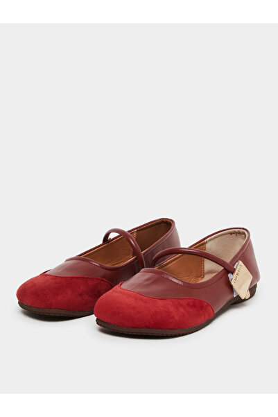 Take Two By Styli Round Toe Metal Buckle Strap Flat Shoes