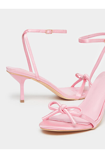 Styli Stiletto Heel Bow Detail Sandals