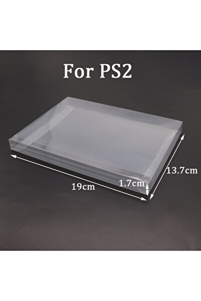 TingDong حافظة حماية شفافة لصندوق الألعاب PS2، 20 قطعة، من البلاستيك الشفاف P...