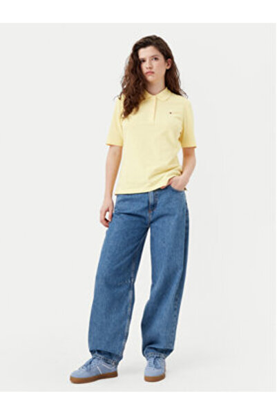 Tommy Hilfiger Polo pentru femei WW0WW43224 galben