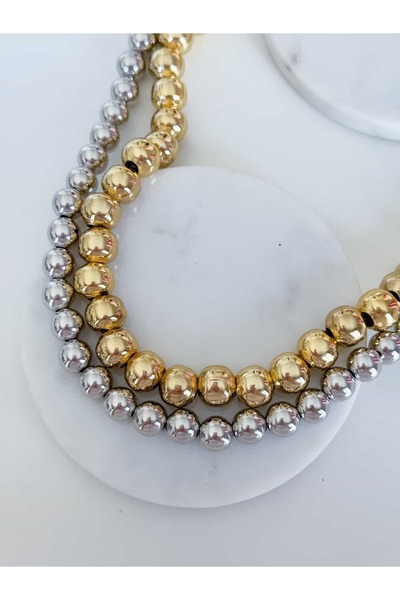 CHARMLUCKY Mix 2-Piece Topçuk Necklace