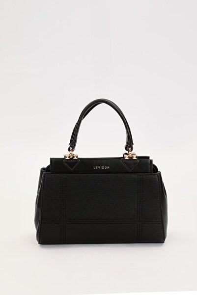 Levidor Black Stripe Stitching Model Handbag