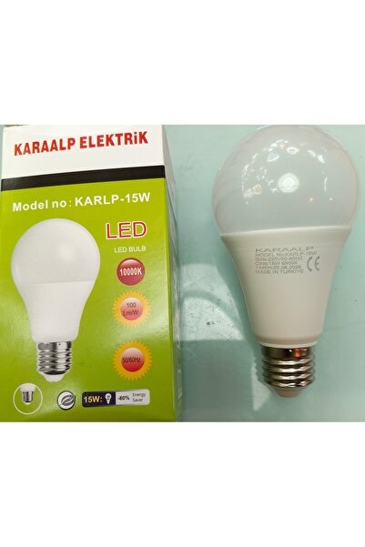 KARAALP ELEKTRİK Karaalp 15w Led ampül beyaz ışık (5 adet)