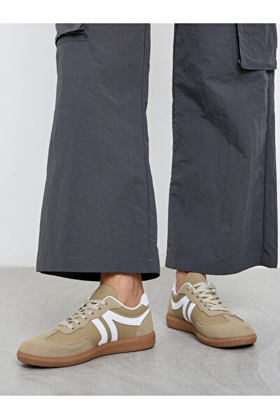 Styli Striped Laced Up Sneakers