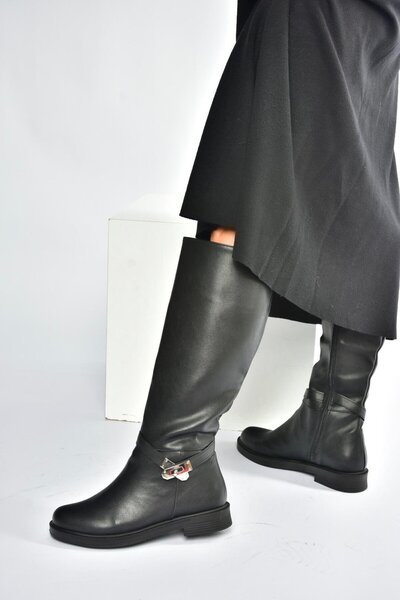 Fox Shoes V726717109 Μαύρες Κλασικές Γυναικείες Μπότες