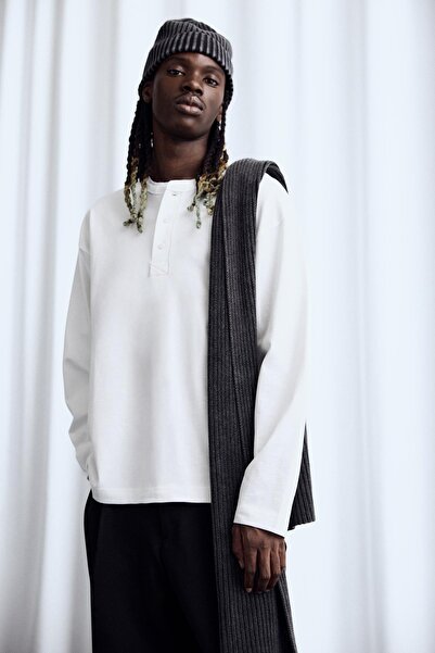 Pull & Bear Düğmeli yaka düğmeli tişört