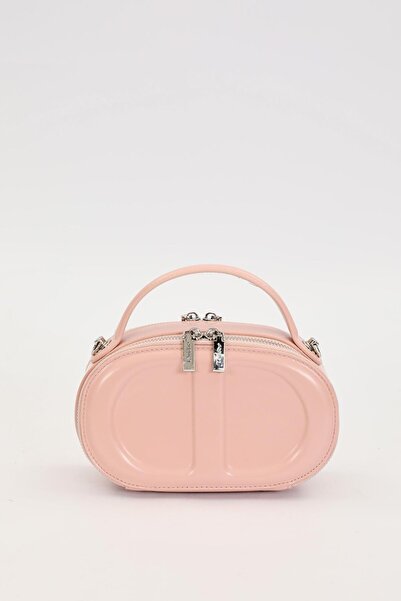 Levidor Pink Double Zipper Handbag