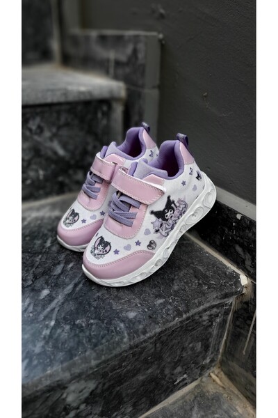 HARLİ Kuromi Kız Çocuk Işıklı Spor Ayakkabı