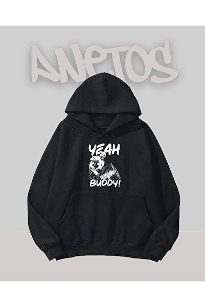 Anetos Design Ronnie Coleman, față neagră cu imprimeu Swea tricou