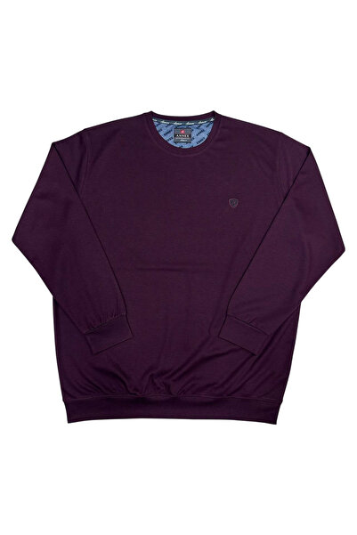 ANNEX Swea tricou Battal pentru bărbați, mărime mare, cu gât tip crew