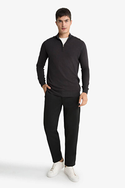 DeFacto Anthracite Men's Sweater D0624Ax/Ar4