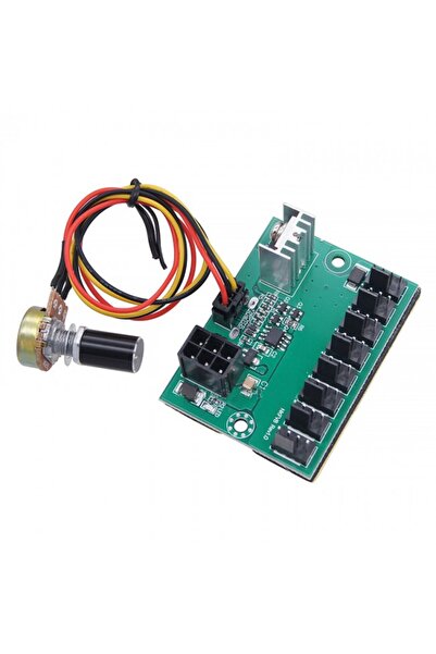 Leonpro 12v 8 kanallı PC için Fan hız kontrolörü modülü potansiyometreli