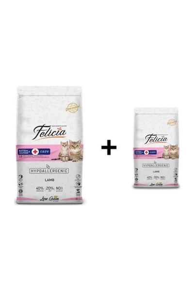 Felicia Az Tahıllı Kuzu Etli Yavru Kedi Maması 12 Kg + 2 Kg