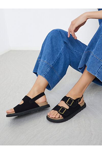 Styli Double Buckle Detail Sandals