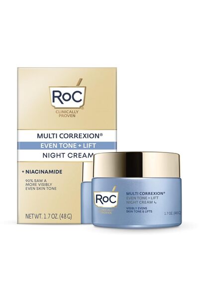 Roc Multi Correxion 5 in 1 Restoring, Anti Aging Night Cream for Face with Hexinol, 1.7 Ounces