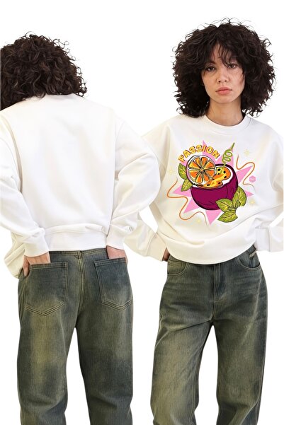 ArtYus Φούτερ Unisex με μακρύ μανίκι Passion Drink Transfer B με τύπωμα με λα...