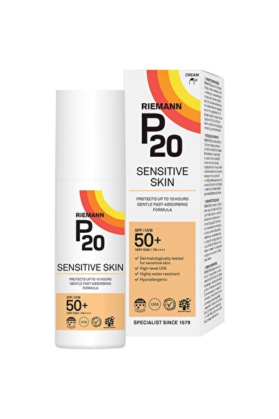 Riemann Cremă de față și corp Sensitive P20 cu factor de protecție SPF 50+, 1...