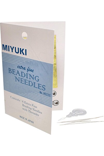Bi hızlı Miyuki Boncuk Dizme İğnesi, 6'lı Miyuki iğnesi