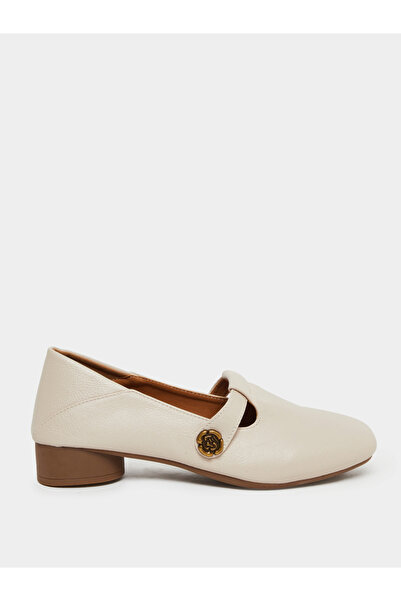 Take Two By Styli Floral Metal Buckle Strap Block Heels Shoes