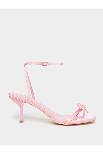 Styli Stiletto Heel Bow Detail Sandals