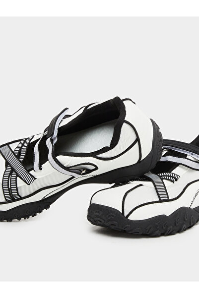 Styli White Comfort Ballerina Sneakers